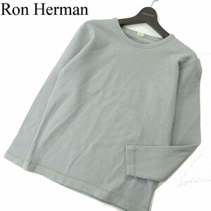 Ron Herman ロンハーマン 秋冬 ウール100％★ ニット セーター カットソー Sz.M　メンズ グレー　A4T00410_1#E