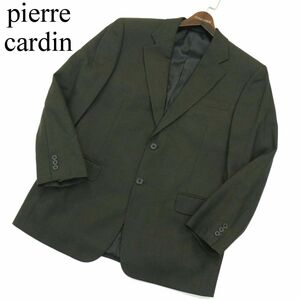 pierre cardin ピエールカルダン 秋冬 総裏★ ウール アンコン テーラード ジャケット Sz.AB6 　メンズ　A4T00419_1#N