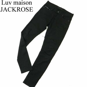 Luv maison JACKROSE ジャックローズ スキニー★ ブラック デニム パンツ ジーンズ Sz.31　メンズ 黒 日本製　A4B00140_1#R