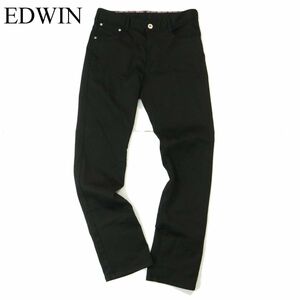 EDWIN エドウィン ER03 ジャージーズ★ ストレッチ ブラック デニム パンツ ジーンズ Sz.L　メンズ 黒　A4B00163_1#R