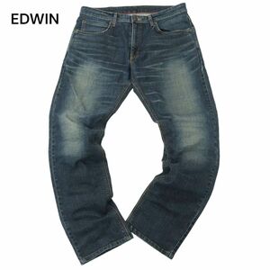 EDWIN エドウィン EXM403 XVシリーズ★ 通年 USED加工 ストレッチ デニム パンツ ジーンズ Sz.33　メンズ 日本製　A4B00414_1#R