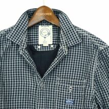 DIESEL ディーゼル 通年 ロゴ★ 長袖 ワーク ギンガム チェック シャツ Sz.L　メンズ 　A4T00803_1#C_画像3