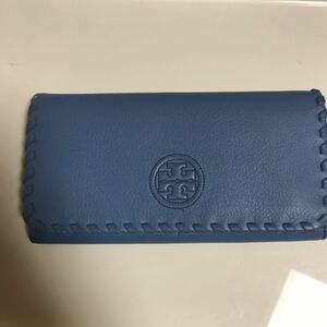 TORY BURCH 長財布　レザー　ブルー　トリーバーチ　レディース　ブランド