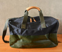 【 L.L.Bean 】キャンバス使い ショルダー付き ダッフルバッグ ボストンバッグ /Waxed Canvas Duffle_画像1