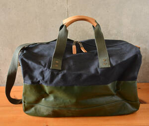 【 L.L.Bean 】キャンバス使い ショルダー付き ダッフルバッグ ボストンバッグ /Waxed Canvas Duffle