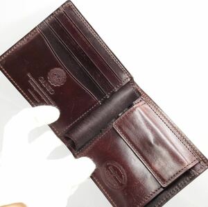 GANZO シェルコードバン 小銭入れ付き二つ折り財布 ガンゾ / ホーウィン社 コードバン 本革 カードケース