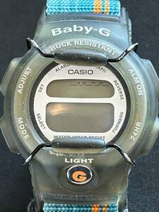 ＊2400 CASIO カシオ Baby-G ベビーG BG-350 MAYA 不動 レディース ナイロンベルト ケース/付属品付 未使用保管品 