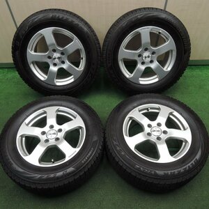 *送料無料*バリ溝！キレイ！8.5分★アウディ等 RINSPEED 215/65R16 スタッドレス ブリヂストン VRX2 リンスピード PCD112/5H★3121804TNス