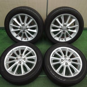 *送料無料*バリ溝！キレイ！8.5分★トヨタ カローラ フィールダー 純正 195/55R16 ヨコハマ エコス ES31 16インチ PCD100/4H★4010620HAノ