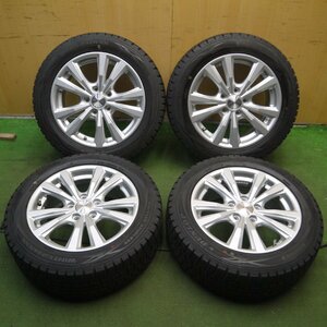 *送料無料*バリ溝 キレイ 9.5分以上★ワーゲン等 AGA 205/55R16 スタッドレス ダンロップ ウインターマックス WM01 PCD112/5H★4010802ナス