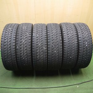 *送料無料*バリ溝！9分★トラック タイヤ 215/70R17.5 118/116L スタッドレス ブリヂストン ブリザック W979 17.5インチ★4010902クスタ