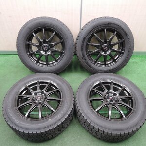 *送料無料*バリ溝！21年！キレイ！9.5分★スタッドレス 215/60R16 グッドイヤー アイスナビ7 LOXARNY SPORT PCD114.3/5H★4011414TNス