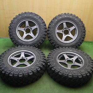 *送料無料*キレイ★ジムニー等 4×4Engineering Off Performer 7.00-16LT マクシス Creepy Crawler LT 16インチ PCD139.7/5H★4011507Hノ