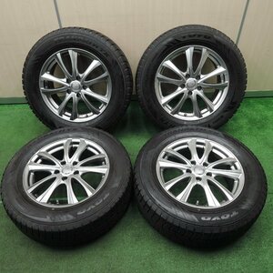 *送料無料*バリ溝！キレイ！9分★スタッドレス 225/65R17 トーヨー ウインター トランパス TX SIBILLA NEXT C5 PCD114.3/5H★3122704NJス