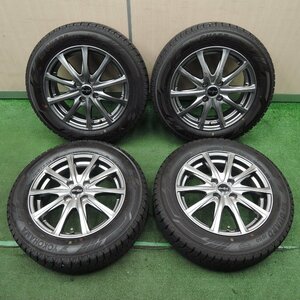 *送料無料*バリ溝！22年！キレイ！9.5分★スタッドレス 175/65R15 ヨコハマ iG60 EuroSpeed MANARAY SPORT PCD100/4H★4011103NJス