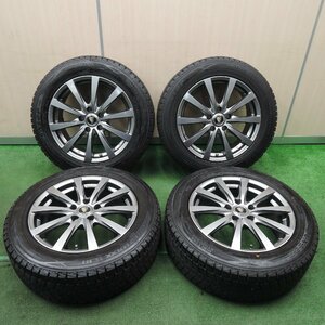 *送料無料*バリ溝！キレイ！9.5分★スタッドレス 215/60R17 ダンロップ ウインターマックス SJ8 MANARAY SPORT PCD114.3/5H★4011201NJス