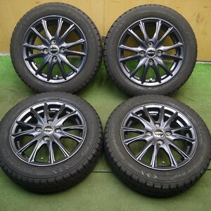 *送料無料*バリ溝！21年！キレイ！9分★スタッドレス 155/65R14 トーヨー オブザーブ ガリット GIZ WAREN PCD100/4H★4011704Hス