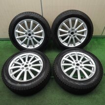 *送料無料*バリ溝 21年 綺麗 ほぼ10分★スタッドレス 225/60R18 ヨコハマ アイスガード G075 ZACK JP-016 KOSEI PCD114.3/5H★4011701NJス_画像1