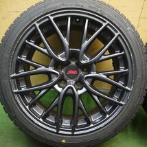 *送料無料*超バリ溝！9.5分以上★スバル WRX STi 純正 ENKEI 245/40R18 スタッドレス ダンロップ WM02 エンケイ PCD114.3/5H★4011907Hス_画像2