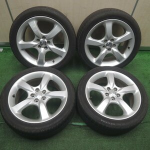 [送料無料]バリ溝！キレイ！9分★スバル レガシィ 純正 215/45R17 ブリヂストン ポテンザ RE050A 17インチ PCD100/5H★3110108SYノ