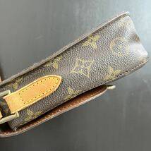 ★1円スタート★LOUIS VUITTON ルイヴィトン モノグラム ミニサンクルーPM M51244ショルダーバック ポシェット シリアル874VIミニ _画像4