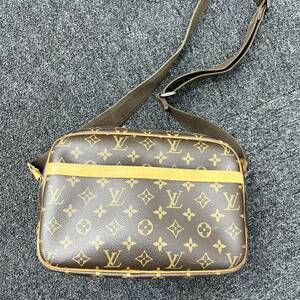 ★1円スタート★LOUIS VUITTON ルイヴィトン モノグラム リポーターPM M45254ショルダーバッグ シリアルSP3141ブラウン 