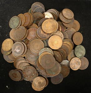 稲1銭青銅貨 190枚 まとめて おまとめ 大量 1銭 銅貨 銅銭 古銭 コイン 硬貨