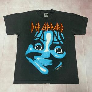 90s DEF LEPPARD デフレパード ロックバンド bio Tシャツ XLサイズ