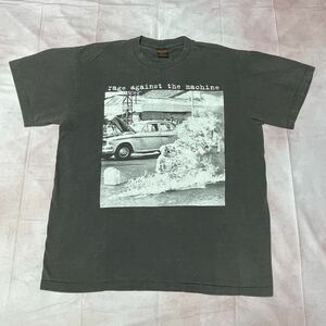 Rage Against the Machine レイジ・アゲインスト・ザ・マシーン モノクロ tee Tシャツ Lサイズ