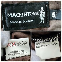 美品 L～XL相当 マッキントッシュ【大人の色気】MACKINTOSH キルティングジャケット コーデュロイ コート ロゴボタン ウール アウター 77 _画像10