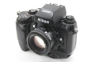 Y352 ニコン Nikon F4 MB-21 バッテリーパック AF Nikkor 50mm F1.4 ボディレンズセット ジャンク