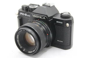 Y414 ヤシカ Yashica FX-3 SUPER 2000 ブラック Yashica Lens ML 50mm F1.7 ボディレンズセット ジャンク