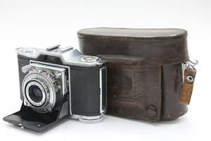 Y433 ツァイス・イコン Zeiss Ikon Ikonta 35 Novar-Anastigmat 45mm F3.5 カメラ レザーケース付き ジャンク