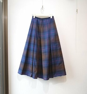 2020年 トゥモローランド/collection *ポリエステルシルク タフタチェックマキシスカート/size34//定価￥47.300* 古着のgplus広島 2401r1