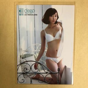 吉木りさ 2015 deep トレカ アイドル グラビア カード 下着 RG15 タレント トレーディングカード