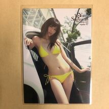 杉本有美 2010 Produce トレカ アイドル グラビア カード 水着 ビキニ 水兵 RG37 タレント トレーディングカード 炎神戦隊ゴーオンジャー_画像1