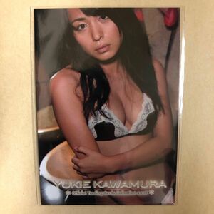 川村ゆきえ 2008 トレカ アイドル グラビア カード 下着 R37 タレント トレーディングカード