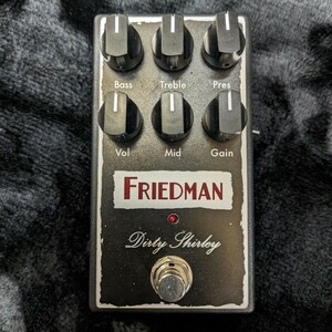 ★新品同様品★ 国内正規代理店品 FRIEDMAN フリードマン DIRTY SHIRLEY オーバードライブ クランチ～ハイゲイン 内部ゲイントリマー搭載