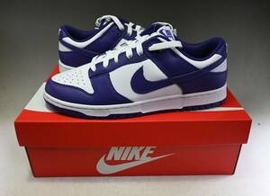 未使用 国内正規品 NIKE ナイキ　DUNK LOW RETRO CHAMPIONSHIP COURT PURPLE ダンクローコートパープル DD1391-104 US10 28cm