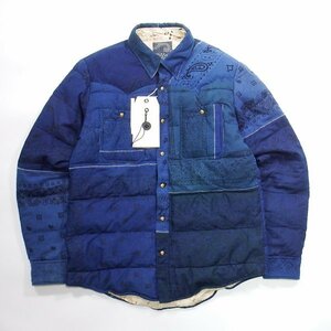 極美品 visvim ICT KERCHIEF DOWN JKT (N.D) INDIGO 3 Indigo Camping Trailer