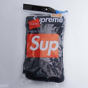 未使用品 Supreme HANES BOXER BRIEFS (4 PACK) BLACK M シュプリーム ヘインズ ボクサーパンツ ブリーフ