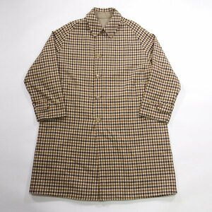 極美品 ANATOMICA Single Raglan Coat Reversible 530-542-02 BEIGE 46 アナトミカ ラグランコート リバーシブル