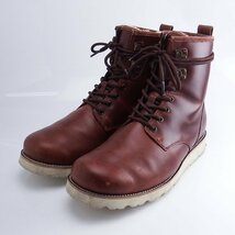 UGG 1008142 M HANNEN TL 赤茶 US9 27cmアグ レースアップ ムートンブーツ_画像1