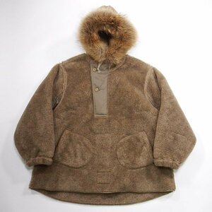 極美品 WAIPER PARKA FIELD PILE BROWN M ワイパー パイルパーカー ラクーンファー