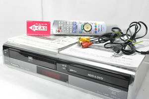 ★超絶美品★パナソニック DMR-XP20V VHS⇔DVD⇔HDD ダビOKビデオデッキ！説明書 リモ付 ダビ動作写真有♪