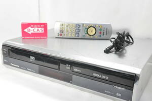 ★地デジ対応★パナソニック DMR-XP21V VHS⇔DVD⇔HDD ダビOKビデオデッキ！リモ付 ダビ動作写真有♪