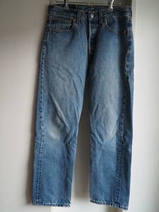 ★USA製 ヴィンテージ Levi's リーバイス 501 W32 刻印520 デニム ジーンズ パンツ★米国製 MADE IN USA★ダメージ クラッシュ★アメカジ★