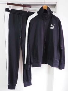 ★新品 PUMA プーマ T7 アイコニック トラック ジャケット パンツ セット M★上下セット★ブラック★TRACK JACKETT TRACK PANTS★ICONIC★