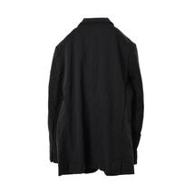 美品 COMME des GARCONS HOMME PLUS ポリ縮絨 ノッチドラペル 3B ジャケット S ダークグレー コムデギャルソン オム プリュス KL4BUPHA29_画像2