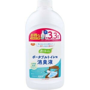 ポータブルトイレ用消臭液 ハビナース 香リフレッシュ 約3.3回分 フレッシュフローラルの香り 詰替用 800mL X4本